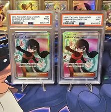 PSA 9 MINT Sabrina's Suggestion 181 Team Up Full Art Trainer Pokemon TCG Card picture
