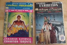 2 Vintage 1936 1939 Canadian National Exhibition Toronto Canada Program picture