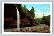 Franklin NC-North Carolina, Bridal Veil Falls, Antique, Vintage Postcard picture
