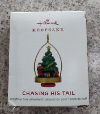 BOX ONLY - 2019 Hallmark Ornament - CHASING HIS TAIL - Dachshund Dog picture