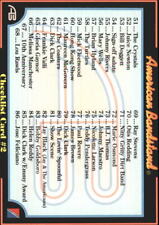 1993 American Bandstand #91 Checklist 2 picture