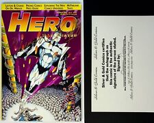 Hero Illustrated #1 Signed by Bernard Chang Valiant Comics picture