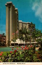 Aloha From Sheraton Waikiki Hotel Hawaii Postcard picture