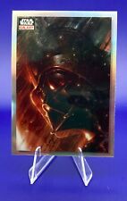 2023 Topps Chrome Star Wars Galaxy Refractor #100 Darth Vader Forced in Darkness picture