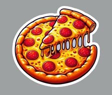 Pizza Pepperoni and Cheese Die Cut Glossy Fridge Magnet picture
