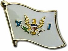 U.S. Virgin Islands Flag Bike Motorcycle Hat Cap lapel Pin (Premium Quality) picture