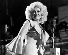 Dolly Parton classic smiling pose circa 1960's at WSM Grand Ole Opry 8x10 photo picture
