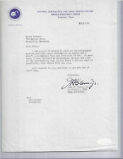 John Glenn USA NASA Astronaut Senator Autographed 1963 Letter JSA COA picture