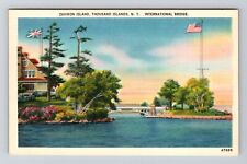 Thousand Islands NY-New York, Zavikon Island, Bridge, Antique Vintage Postcard picture