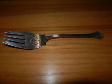 Antique Reed & Barton Meat Pierced Serving Fork Silverplate Flatware picture
