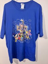 Disneyland Vintage 2005 50th Anniversary Homecoming Shirt Y2K XL Blue Mickey picture