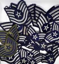US Airforce Rank Insignia (Multiple Ranks) Shoulder Patches | Pack of 24 picture