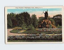 Postcard King Fountain, Washington, Park, Albany, New York picture