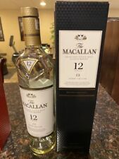 (2) MACALLAN 12 Year Sherry Oak Cask Scotch Whisky Empty Bottle and Black Box  picture