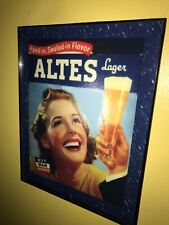 Altes Lager Beer Pub Bar Man Cave Advertising Sign picture