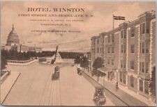 c1920s Washington DC Postcard HOTEL WINSTON Street View / U.S. Capitol / Unused picture