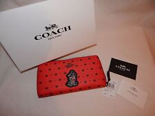 Coach Mickey Mouse Disney Women's Wallet w/ Gift Box Limited MSRP 295 - F59728 picture