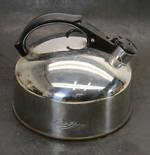VTG Paul Revere Ware d 97-C Copper Clad Bottom Tea Kettle Korea 1.5 qt Whistle picture