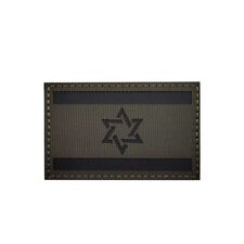 IR Reflective ISRAEL FLAG ISRAELI NATIONAL FLAG TACTICAL HOOK LOOP PATCH FOREST/ picture
