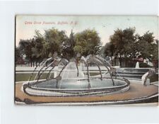 Postcard Gates Circle Fountain Buffalo New York USA North America picture