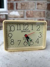 Vintage Spartus Quartz Travel Alarm Clock Battery Power Japan picture