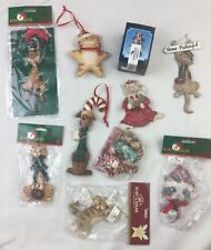 LOT of 10 Kurt Adler Kitty ORNAMENT CHRISTMAS Tree Decor Mostly Cat picture