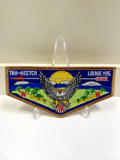 Boy Scouts BSA Order of The Arrow OA Tah Heetch Lodge 195 S24 Flap No FDL picture