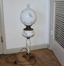 ANTIQUE VICTORIAN BANQUET LAMP COMPLETE WORKS WELL picture