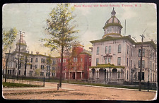 Vintage Postcard 1916 State Normal and Model School, Trenton, New Jersey (NJ) picture