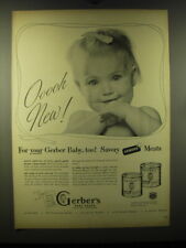 1948 Gerber's Baby Food Ad - O-oo-oh New For your Gerber Baby, too picture