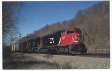 Canadian National Railroad Freight Train Engine SD701 Locomotive 5634 Postcard picture