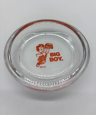 Vintage Frisch's Bob's Big Boy Restaurant Diner Glass Advertising Ash Tray Clean picture