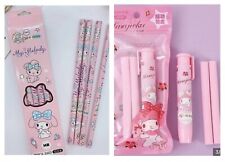 Set Of 12pcs My Melody Pencils And 1 Clickable Eraser With Refills picture
