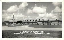 1950'S. GLENORA COURTS. BROWNSVILLE, TX. POSTCARD. PL17 picture