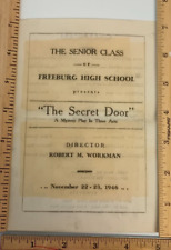 1946 Freeburg High School playbill 