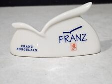 FRANZ Vintage “FRANZ” Figure Store Display Plaque Porcelain Sign picture