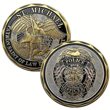 Police Officer (Badge) Challenge Coin-Excellent Gift-Shipped Free U.S. to U.S. picture