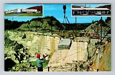 Barre VT-Vermont, Rock Of Ages Granite Quarry, Vintage Postcard picture