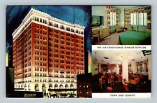 Birmingham AL Dinkler-Tutwiler Hotel Room Dining View Vintage Alabama Postcard   picture