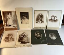 Lot Of CDV Cabinet card Victorian Ladies Era Photograph cards Women picture