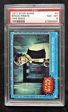 1977 Topps Star Wars Space Pirate #4 Han Solo PSA 8 NM-MT Series 1 picture