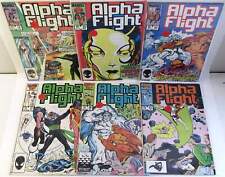 Alpha Flight Lot of 6 #18,20,23,37,38,42 Marvel (1987) 1st Series Comics picture