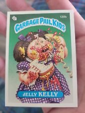 1985 Topps Garbage Pail Kids 1st Series 1 #120B- Jelly KELLY - Wanted/Hoarding picture
