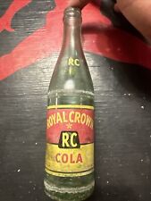Vintage RC Royal Crown Cola 10oz Glass Soda Bottle  1982 Louisville KY picture