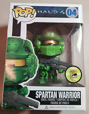 Funko Pop Spartan Warrior #04 - Green - HALO 4 - SDCC LE 480 w/Hard Protector picture