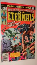 ETERNALS #4 JACK KIRBY 9.4 WHITE PAGES 1976  MARVEL MOVIE  2ND APP SERSI picture