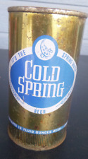 vintage Cold Spring flat top beer can sports Cold Springs Minnesota picture
