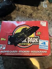 1992 Topps JURASSIC PARK Movie Cards  36 Ct. In Original Box Open packs picture