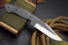 Custom Hammered Spring Steel 5160 Blank Blade Hunting Knife,No Damascus (P501-K) picture