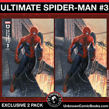 [2 PACK] ULTIMATE SPIDER-MAN 3 UNKNOWN COMICS GABRIELE DELL'OTTO EXCLUSIVE VAR [ picture